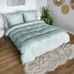 Pościel 160 x 200 3cz Mikrofibra w Pasy Eusebia Home 14