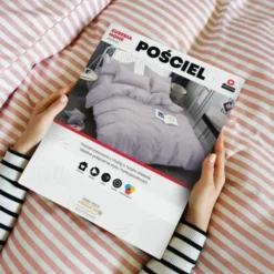 Pościel 160 x 200 3cz Mikrofibra w Pasy Eusebia Home 02