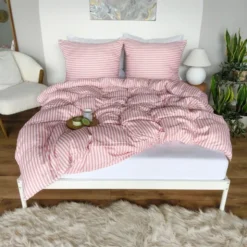 Pościel 220 x 200 3cz Mikrofibra w Pasy Eusebia Home 12
