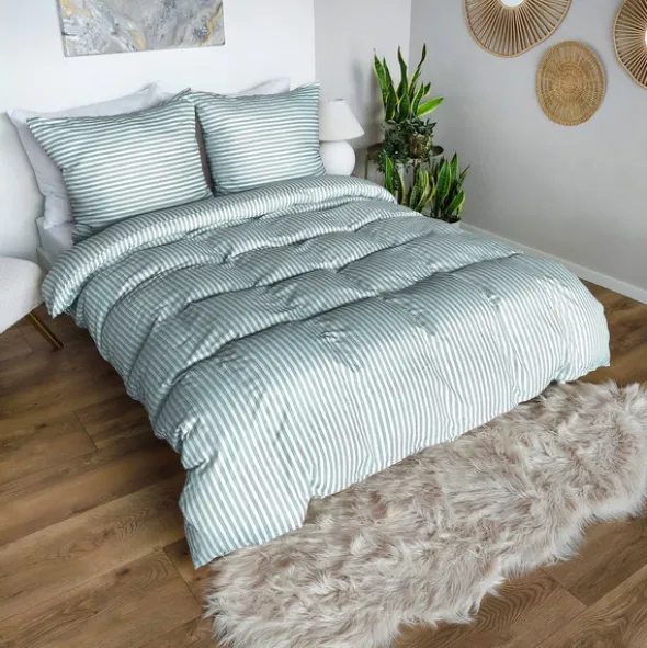 Pościel 220 x 200 3cz Mikrofibra w Pasy Eusebia Home 14