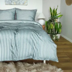 Pościel 220 x 200 3cz Mikrofibra w Pasy Eusebia Home 14