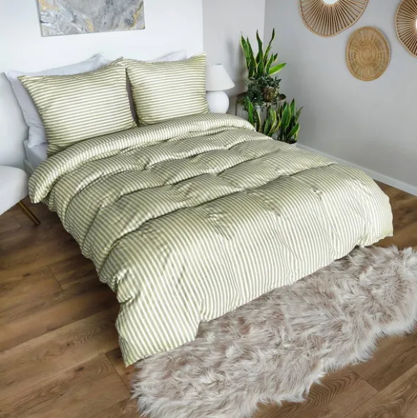 Pościel 220 x 200 3cz Mikrofibra w Pasy Eusebia Home 15