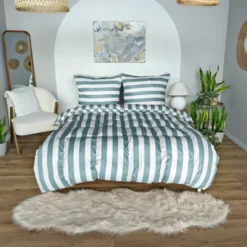 Pościel 140 x 200 2cz Mikrofibra w Pasy Eusebia Home 07