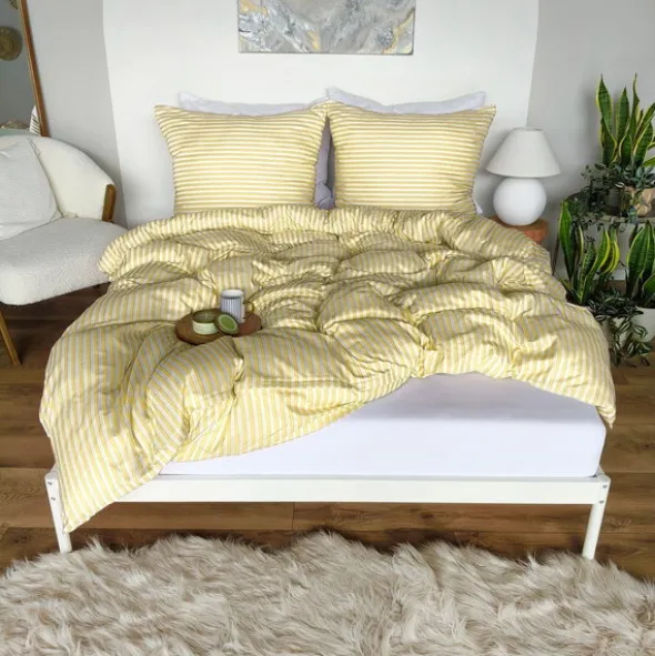 Pościel 140 x 200 2cz Mikrofibra w Pasy Eusebia Home 11
