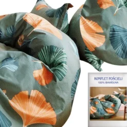 Pościel 200 x 220 3cz Satyna Bawełniana nr A1793