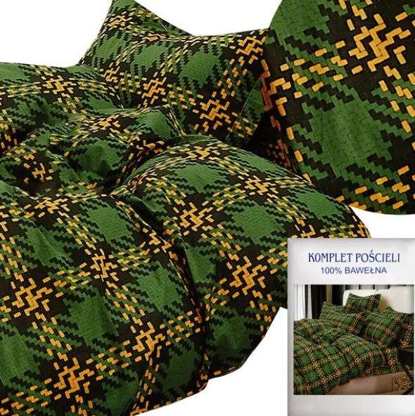 Pościel 200 x 220 3cz Satyna Bawełniana nr A1798