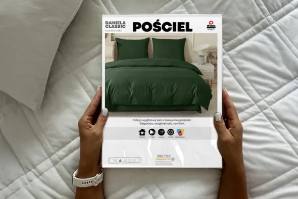 Pościel 160 x 200 3cz Satynowa Daniela Classic 05