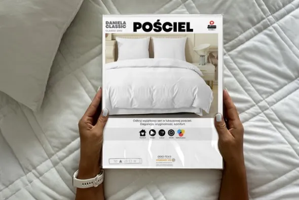 Pościel 160 x 200 3cz Satynowa Daniela Classic 08
