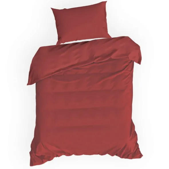 Pościel 140 x 200 2cz Satynowa Nova3 Czerwony