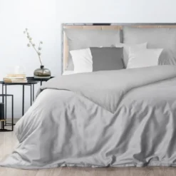Pościel 180 x 200 3cz Satynowa Nova3 J. Szary