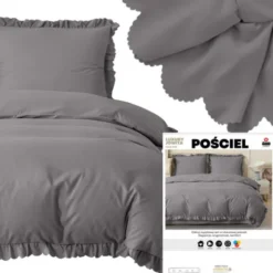 Pościel 160 x 200 3cz z Falbaną Luxury Jowita 06