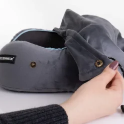 Poduszka Podróżna Rogal Memory z Kapturem Comfy 01