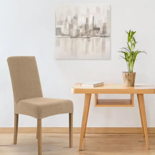 Pokrowiec na Krzesło Gładki 35x55x30 Pokr03 Beż