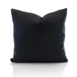 Poszewka Bawełna 50 x 50 Jednolita Ola Czarna Black