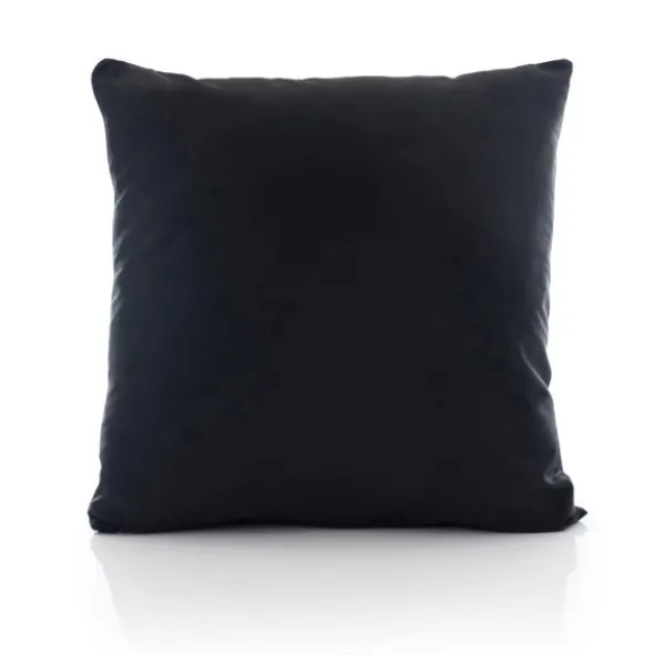 Poszewka Bawełna 50 x 50 Jednolita Ola Czarna Black