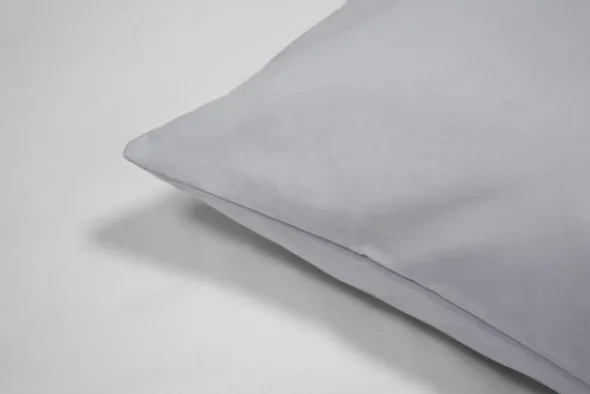 Poszewka Bawełna 70 x 80 Jednolita Ola Brudny Szary