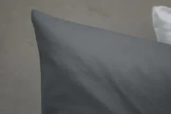 Poszewka Bawełna 45 x 45 Jednolita Ola Grafitowa Grafit