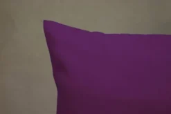Poszewka Bawełna 50 x 80 Jednolita Ola Śliwka Fiolet
