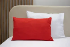 Poszewka Bawełna 50 x 80 Jednolita Ola Czerwony Red