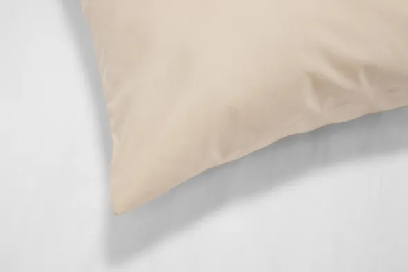 Poszewka Bawełna 70 x 80 Jednolita Ola Beż Beżowa