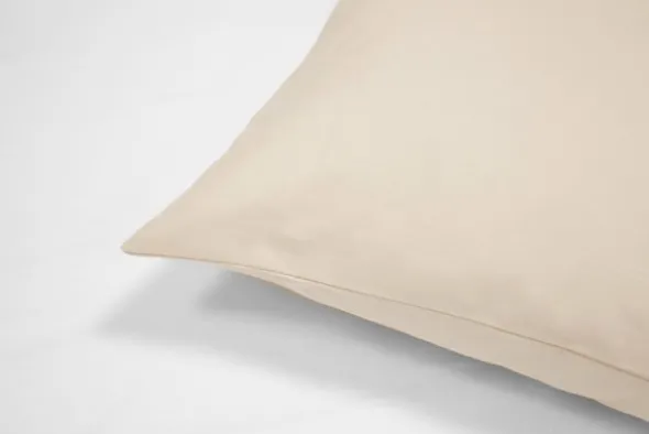 Poszewka Bawełna 40 x 60 Jednolita Ola Beż Beżowa