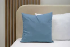 Poszewka Bawełna 45 x 45 Jednolita Ola Niebieski Blue