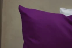 Poszewka Bawełna 50 x 60 Jednolita Ola Śliwka Fiolet