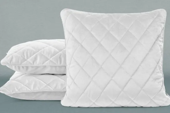 Poszewka Velvetowa Velvet 28 50 x 50 Biały