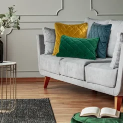 Poszewka Velvetowa Velvet 28 50 x 50 Ciemnoturkusowy
