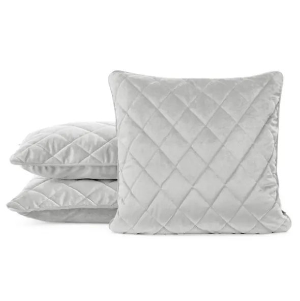 Poszewka Velvetowa Velvet 27 45 x 45 Srebrny
