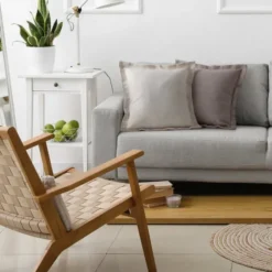 Poszewka 40 x 40 Dekoracyjna Boho Lidia Srebrny