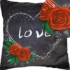 Poszewka 40 x 40 Dekoracyjna Heart Velvet 06