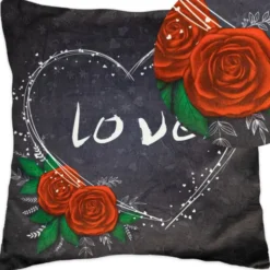 Poszewka 40 x 40 Dekoracyjna Heart Velvet 06