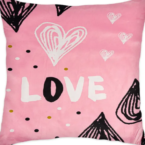 Poszewka 40 x 40 Dekoracyjna Heart Velvet 02