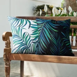 Poszewka 40 x 40 Dekoracyjna Palms 01 Czar+Ziel
