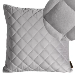 Poszewka 45 x 45 Dekoracyjna Ria1 Srebrny