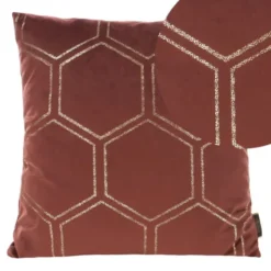 Poszewka 45 x 45 Dekoracyjna Velvet BLINK12 Bordowy