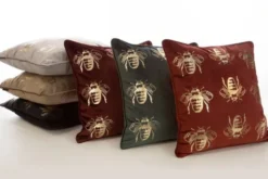 Poszewka 45 x 45 Dekoracyjna Velvet BLINK15 Bordowy