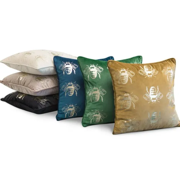Poszewka 45 x 45 Dekoracyjna Velvet BLINK15 Bordowy