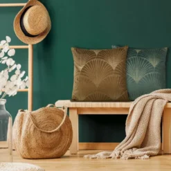 Poszewka 45 x 45 Dekoracyjna Velvet BLINK21 C. Mięt