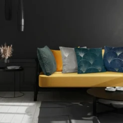 Poszewka 45 x 45 Dekoracyjna Velvet BLINK21 C. Mięt