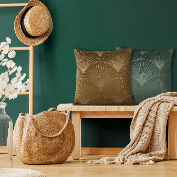 Poszewka 45 x 45 Dekoracyjna Velvet BLINK21 Brązowy