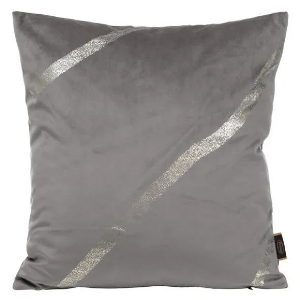 Poszewka 45 x 45 Dekoracyjna Velvet Blink 34 Szary