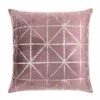 Poszewka 45 x 45 Dekoracyjna Velvet Glossy Pudrowy