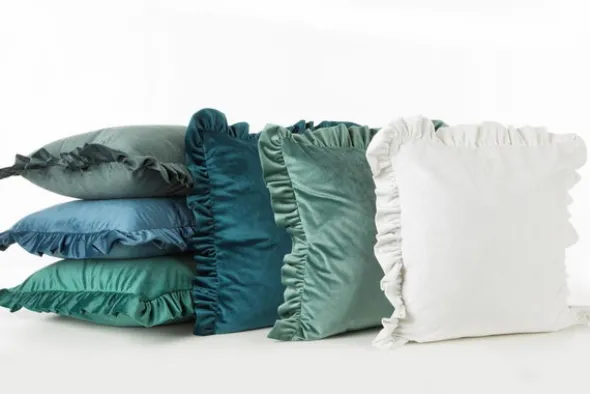 Poszewka 45 x 45 Dekoracyjna VELVET 35/E Miętowy