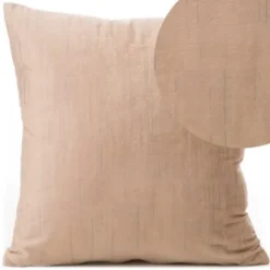 Poszewka 40 x 40 Dekoracyjna Velvet Marsala Beż