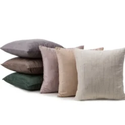 Poszewka 40 x 40 Dekoracyjna Velvet Marsala Beż