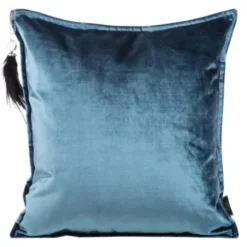 Poszewka 45 x 45 Royal Welwet 5 Dekoracyjna Niebie
