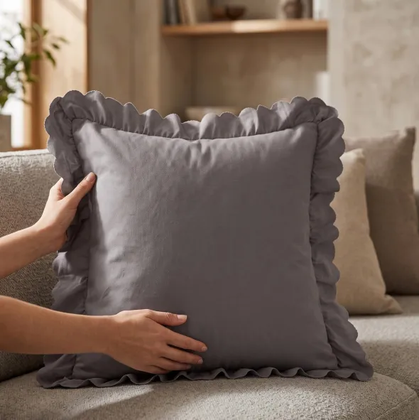 Poszewka 45 x 45 z Falbaną Luxury Jowita 06