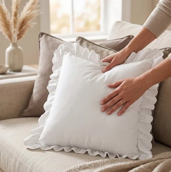 Poszewka 45 x 45 z Falbaną Luxury Jowita 08